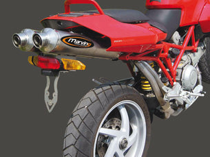 Silencieux Superline MULTISTRADA 620 Small Oval Alu Homologués - Vendus par Paire