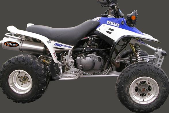 Silencieux Atv Line YFM 350 WARRIOR Big Oval Alu Homologué
