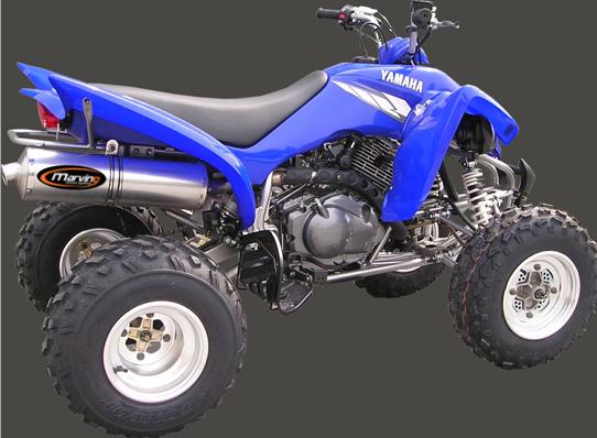Pot YFM 350R WARRIOR Ligne Complète Atv Line Silencieux Ovale Alu Homologué
