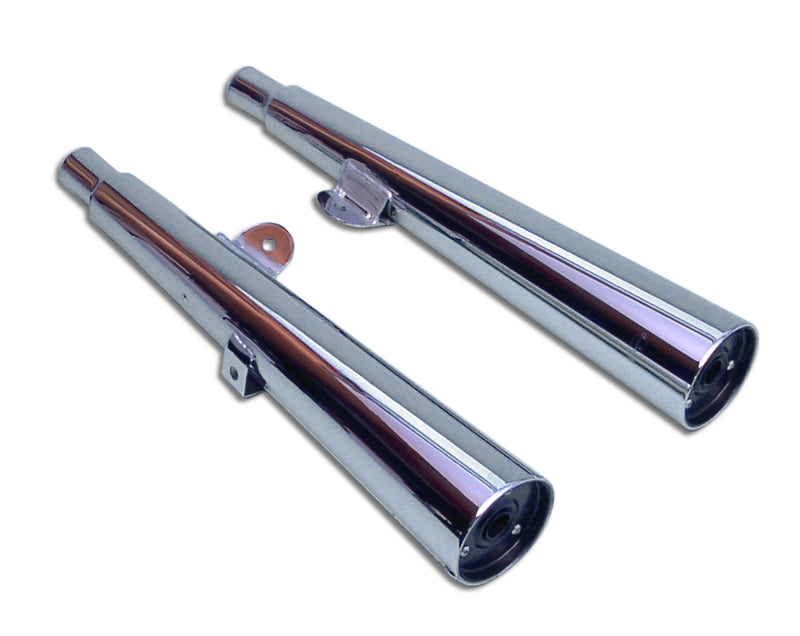 Silencieux Marvi CX 500 C CUSTOM Chromés Homologués - Vendus par Paire