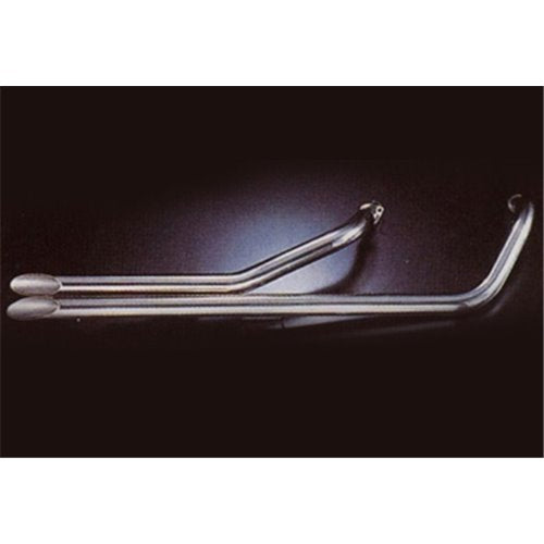 Echap. DRAG PIPES VN800 CLASSI Ligne Complète Non Homologuée Sil. Inox Ø50 Longs Pos. Basse