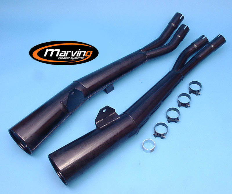 Silencieux Master GSX750/1100 KATANA Noirs Homologués - Vendus par Paire