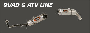Silencieux Atv Line 125/150/170/250 Rond Ø100 Alu Homologué