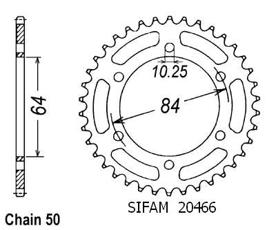 Couronne Acier 45 Dents - Pas 530 - Similaire JTR814