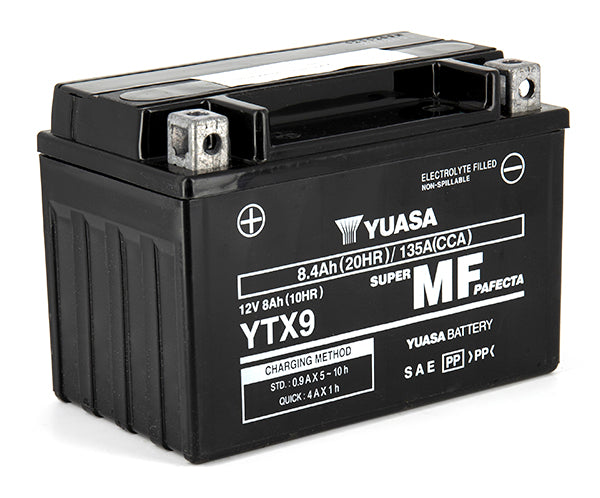 Batterie YTX9 SLA AGM - Sans Entretien - Prête à l'emploi.