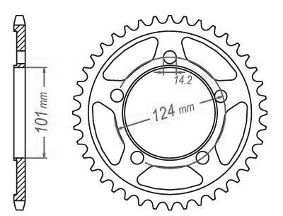 Couronne Acier 41 Dents - Pas 525 - Similaire JTR898