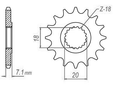 Pignon Ultralight 13 Dents - Pas 520 - Similaire JTF427