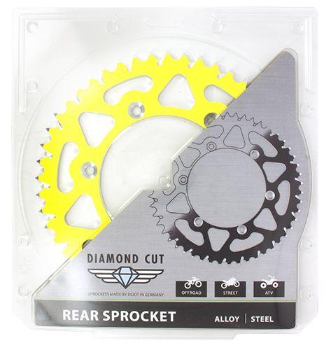 Couronne Alu. Jaune 53 Dents - Pas 520 - Similaire JTA808