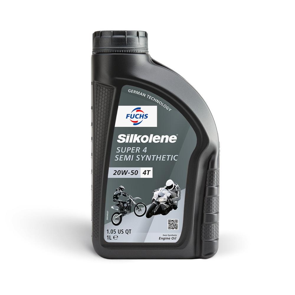 SUPER 4 20W50 - Huile moteur 4T Semi-synthèse 1L