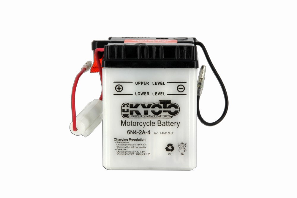 Batterie 6N4-2A-4 Conventionnelle Avec Entretien - Livrée Avec Pack Acide