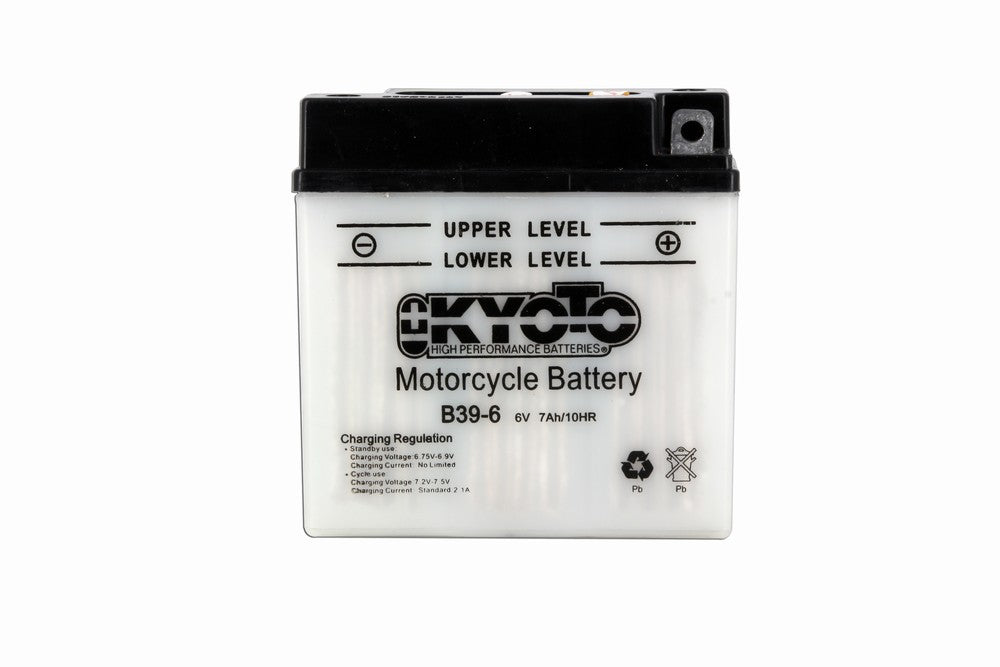 Batterie B39-6 Conventionnelle Avec Entretien - Livrée Avec Pack Acide
