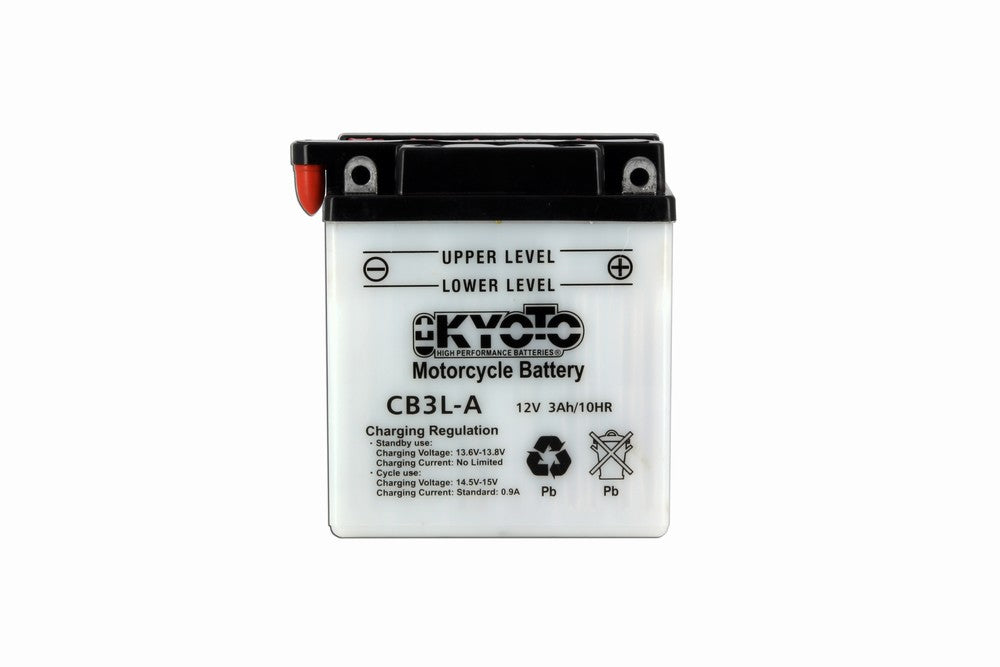 Batterie YB3L-A Conventionnelle Avec Entretien - Livrée Avec Pack Acide