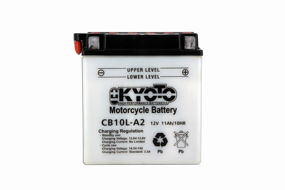 Batterie YB10L-A2 Conventionnelle Avec Entretien - Livrée Avec Pack Acide