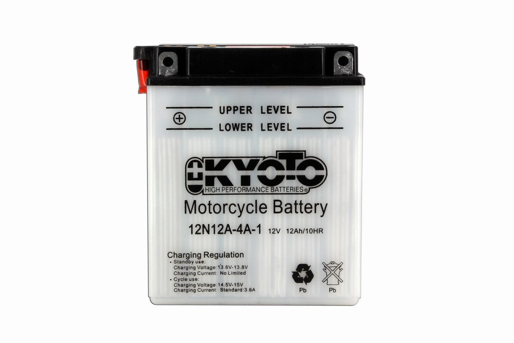 Batterie 12N12A-4A-1 Conventionnelle Avec Entretien - Livrée Avec Pack Acide