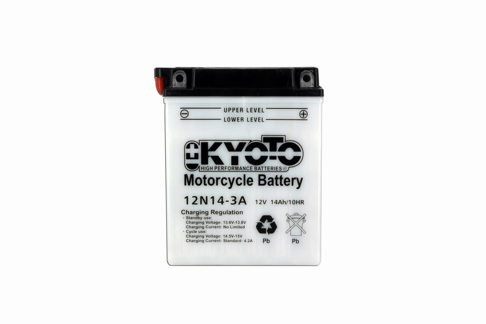 Batterie 12N14-3A Conventionnelle Avec Entretien - Livrée Avec Pack Acide