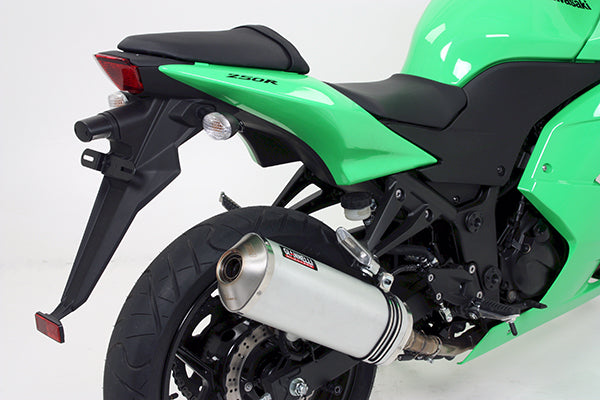 Silencieux Alu NINJA 250 R 2009/2010 Slip-on Embout Carbone Homologué E13