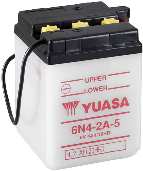 Batterie 6N4-2A-5 Conventionnelle Avec Entretien - Livrée Sans Acide