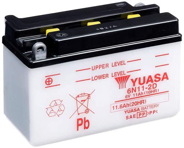 Batterie 6N11-2D Conventionnelle Avec Entretien - Livrée Sans Acide
