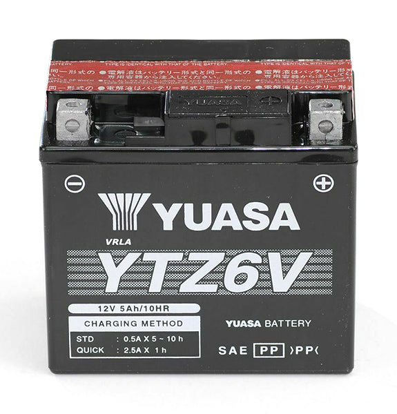 Batterie YTZ6V - Sans Entretien - Livrée Avec Pack Acide