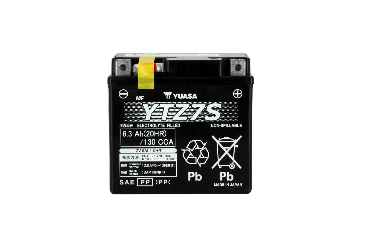 Batterie YTZ7-S SLA-AGM - Sans Entretien - Prête à l'Emploi