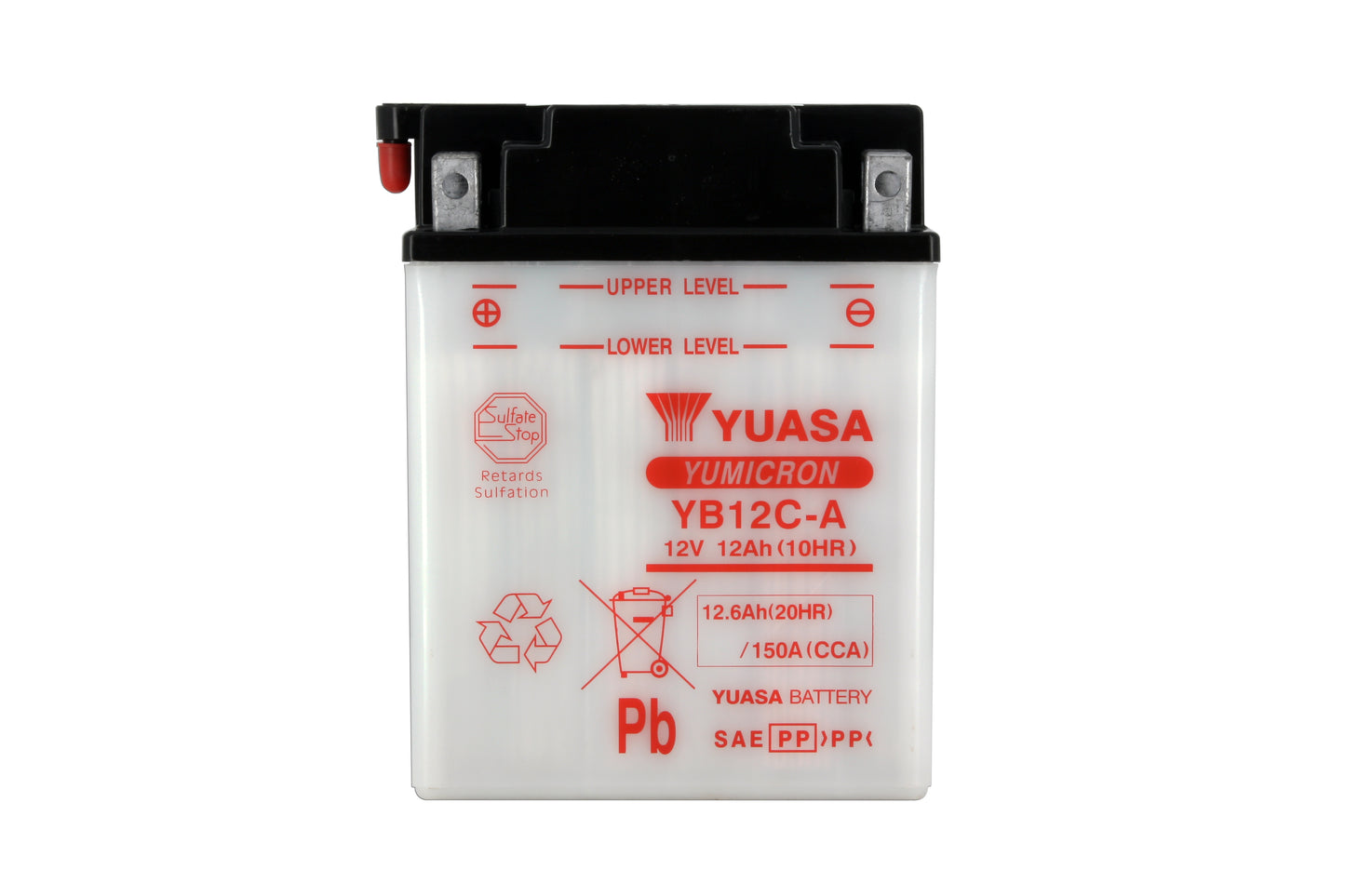 Batterie YB12C-A Conventionnelle Avec Entretien - Livrée Sans Acide