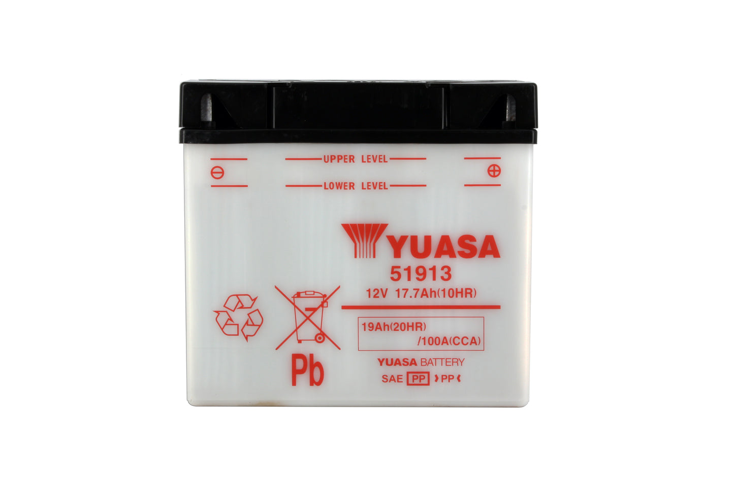 Batterie 12C16A-3B Conventionnelle Avec Entretien - Livrée Sans Acide - Equivalence YUASA YT19BL-BS