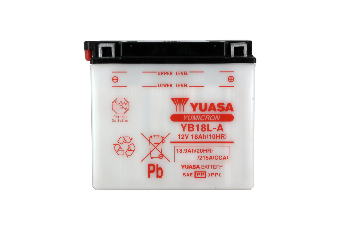 Batterie YB18L-A Conventionnelle Avec Entretien - Livrée Sans Acide