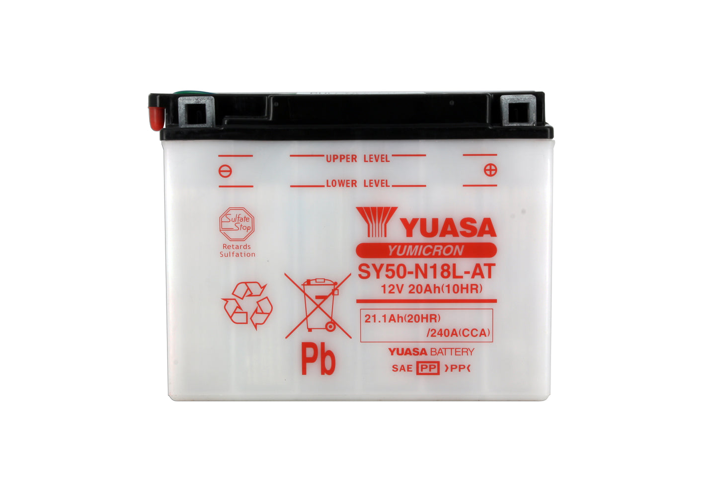 Batterie SY50-N18L-AT Conventionnelle Avec Entretien - Livrée Sans Acide