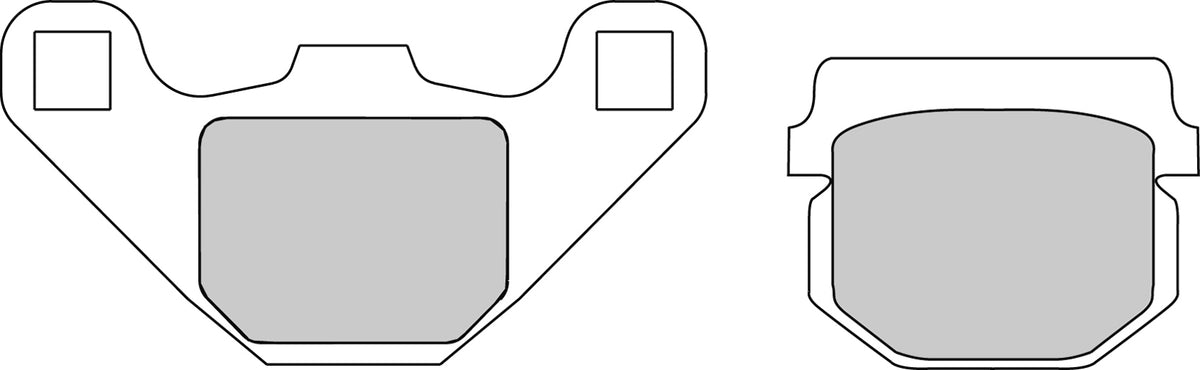 Plaquette de frein Métal Fritté Sinter Grip Off Road - R90