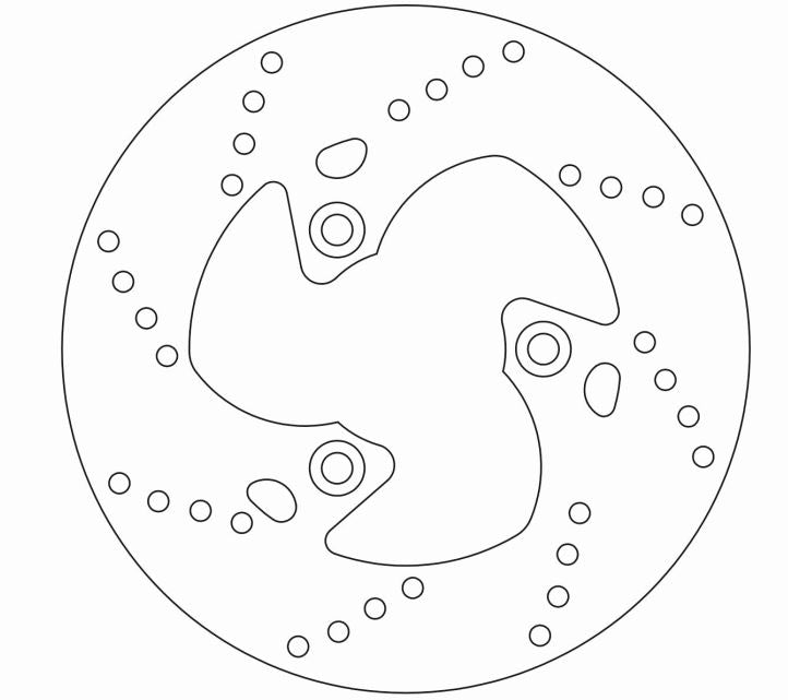 Disque de Frein Fixe MALAGUTI F12 - Homologué TÜV