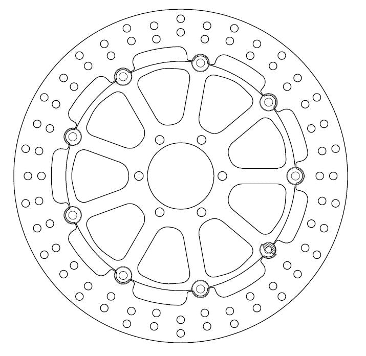 Disque de Frein Flottant - Homologué TÜV