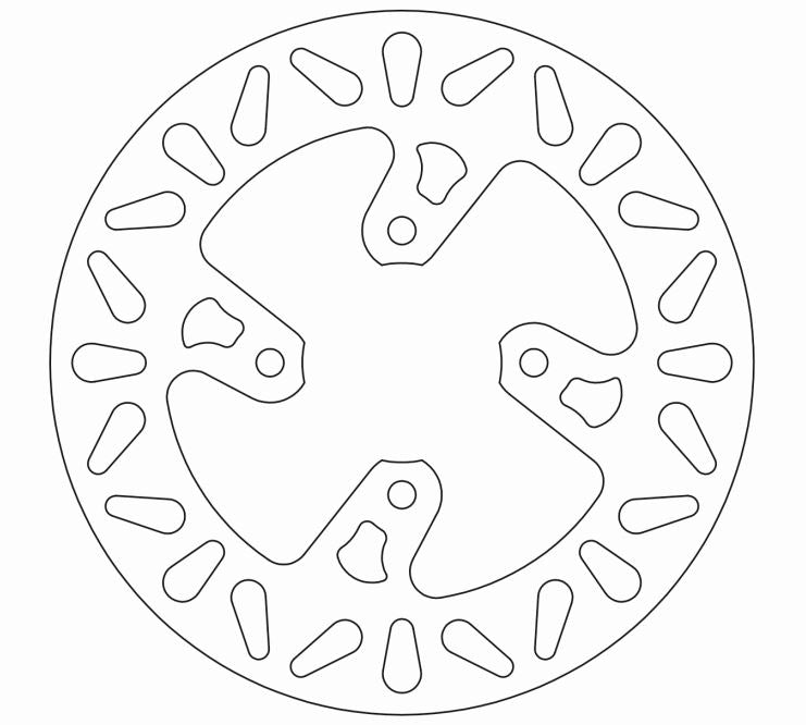 Disque de frein fixe