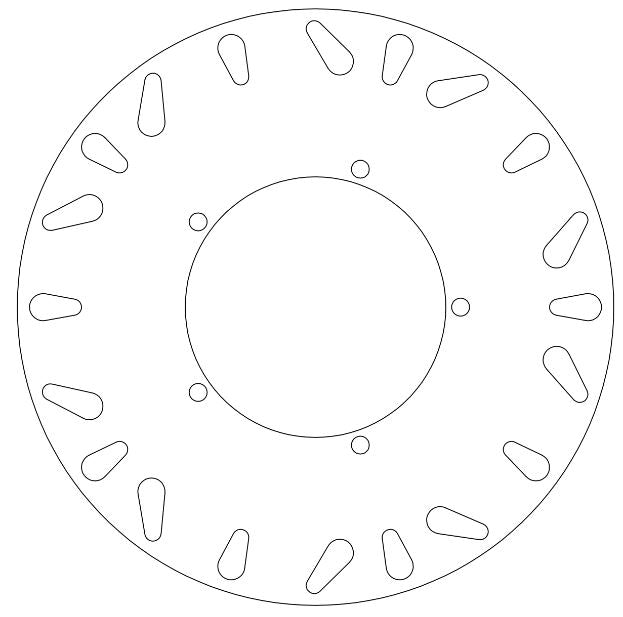 Disque de Frein Fixe BENELLI - Homologué TÜV