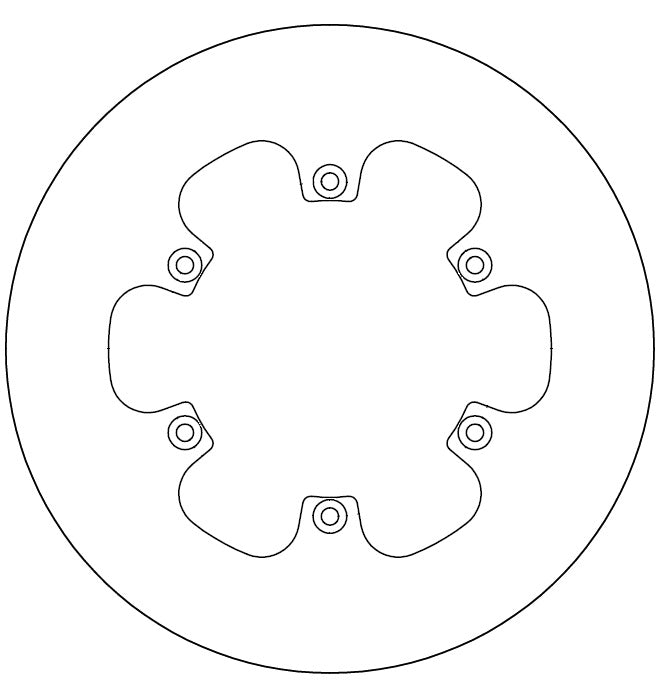 Disque de Frein Beta Ø240x125x110 NbTrou6xØ6.5 NON PERCE