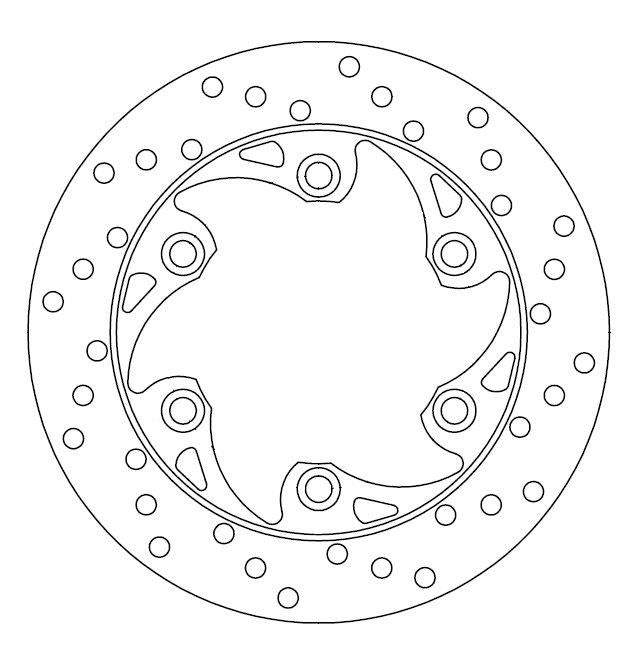 Disque de frein fixe