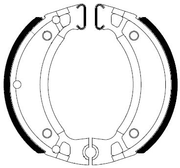Plaquette de frein FERODO Standard Route Ø110mm
