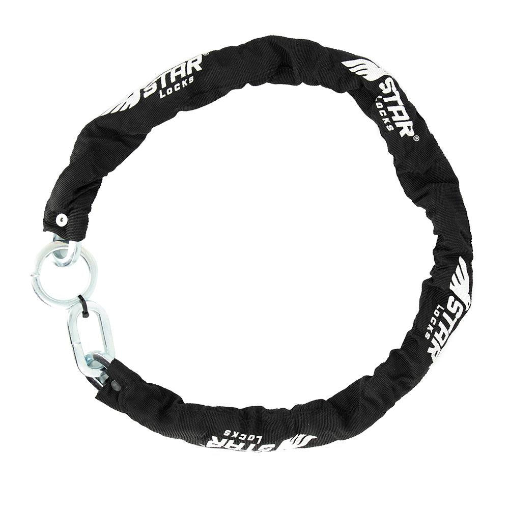 Antivol Chaîne Lasso Seule - Section Carrée 9.5mm - Long. 1,2 m