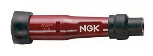 Capuchon Antiparasite Rouge Ø10/12mm Sans Douille Antiparasite Long Droit