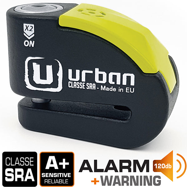 Antivol SRA - Bloque Disque Noir et jaune ø10 mm - Hi-Tech Alarme