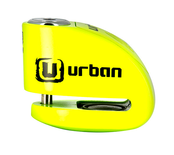 Bloque Disque Ø6 mm avec ALARME - Jaune Fluo