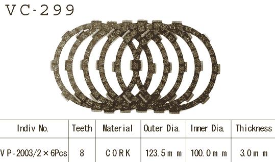 Kit Disques d'Embrayage Garnis Dt 125 Lc 1984/1988
