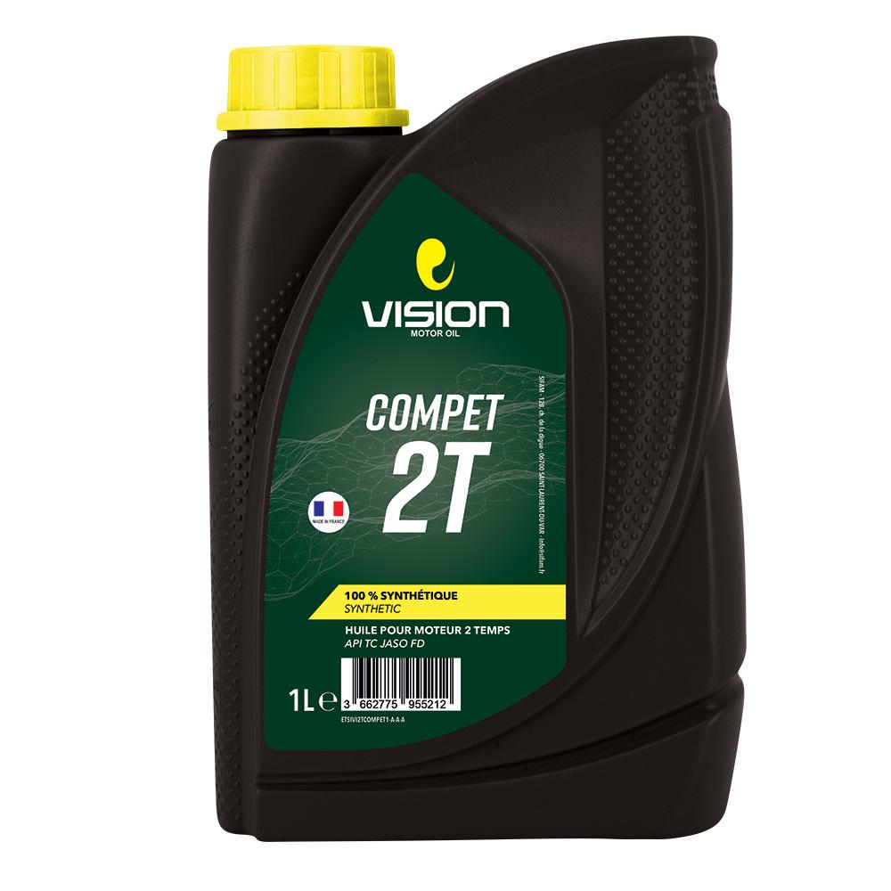COMPET - Huile 2T 1L- 100% Synthèse – Ester
