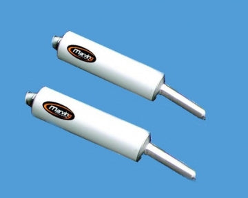 Silencieux Superline ST4/ST4S Small Oval Alu Homologués - Vendus par Paire