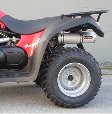 Silencieux Atv Line MXU 500 2006 Small Oval Alu Homologué