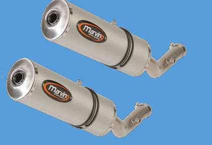 Silencieux Motard XT 660 X-R Small Oval Alu Homologués - Vendus par Paire