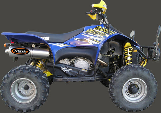 Silencieux Atv Line SCRAMBLER 500 Big Oval Alu Homologué