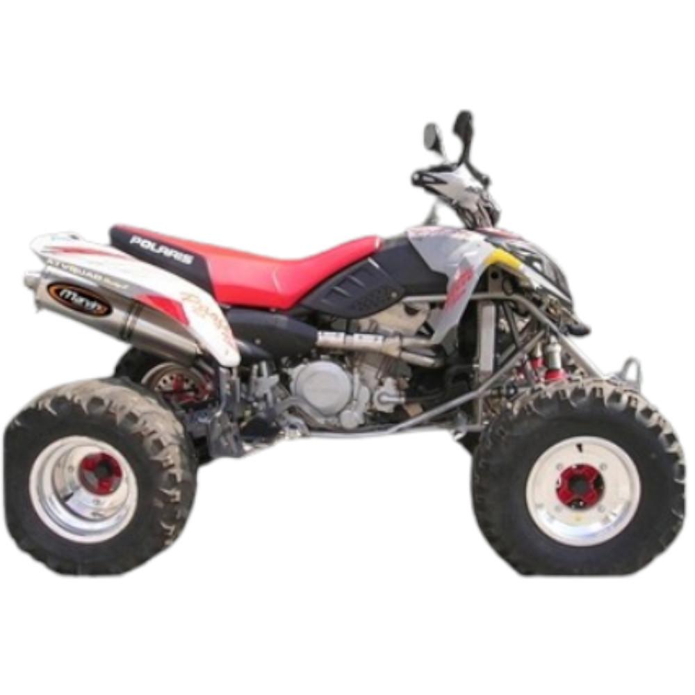 Sil. ATV LINE Polaris Predator 500 2004- ALU Homologué Big Oval Alu