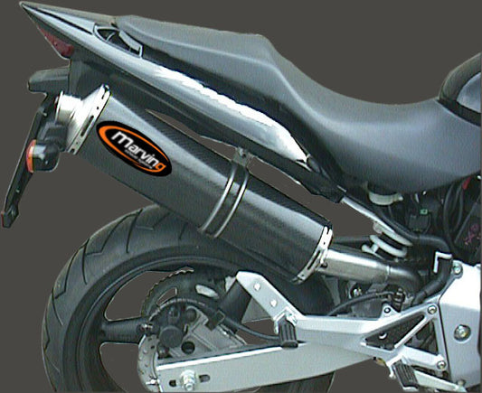 Silencieux Superline HORNET 600 Big Oval Carbone Homologué