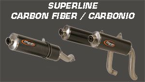 Silencieux Superline SV 650 2003/2005 Big Oval Carbone Homologué
