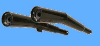 Silencieux Master VF 400 F Noirs Homologués - Vendus par Paire